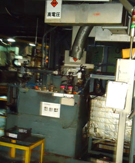 Full automatic induction hardening machine