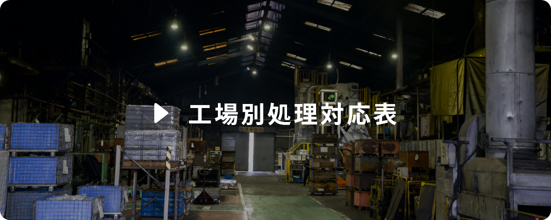 工場別処理対応表